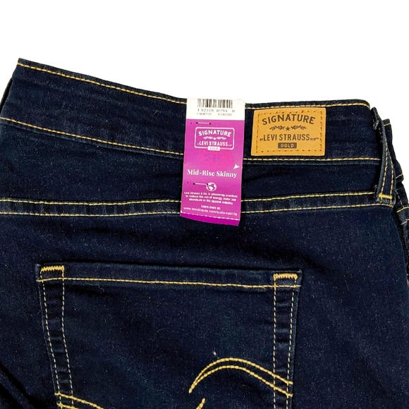 NWT Levi's Gold Label Wms 24S Modern Skinny Jean - Picture 6 of 6
